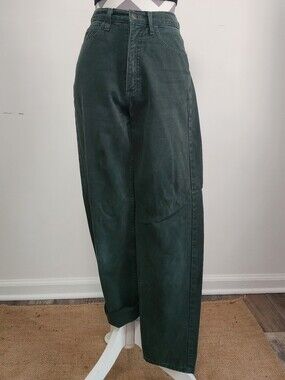 Vintage 80s Guess Georges Marciano Green Tapered Jeans 43050A Sz 29